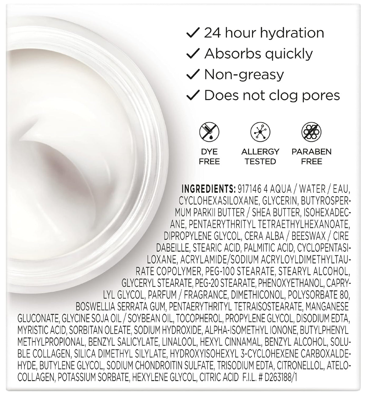 L’Oreal Paris Collagen Daily Face Moisturizer, Anti Aging Face Cream to Reduce Wrinkles and Provide Intense Hydration, 1.7 oz