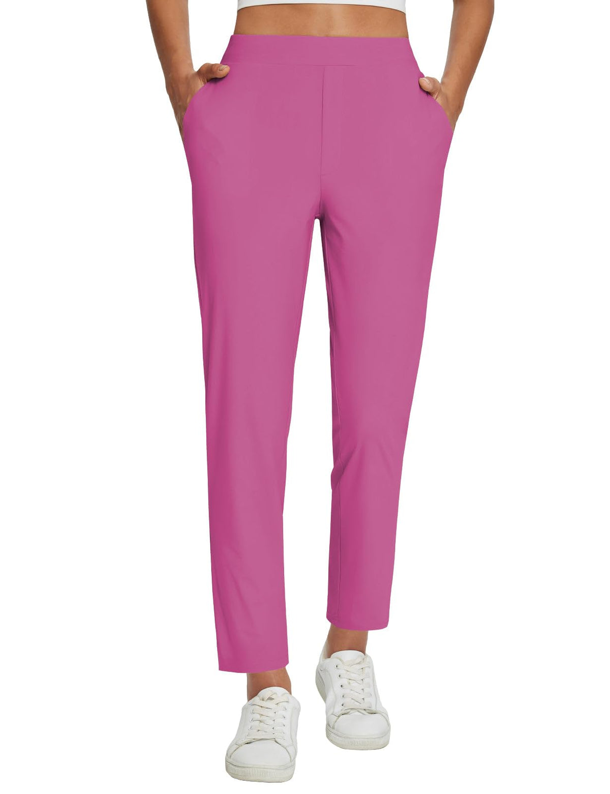 baleaf Women's Travel Pants Lightweight Stretch with Zip Pockets