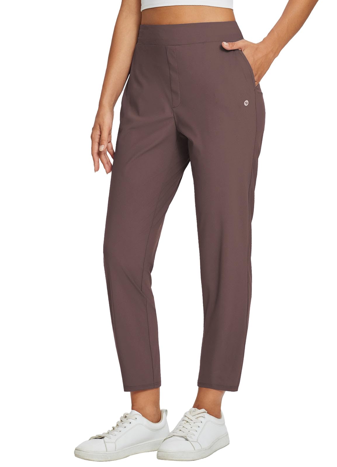 baleaf Women's Travel Pants Lightweight Stretch with Zip Pockets