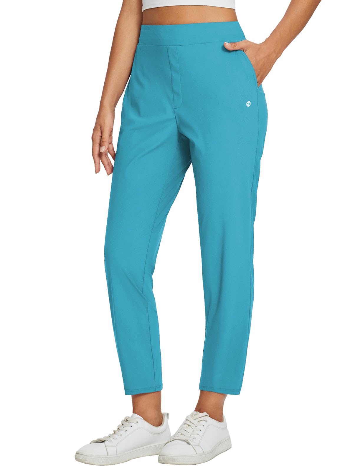 baleaf Women's Travel Pants Lightweight Stretch with Zip Pockets