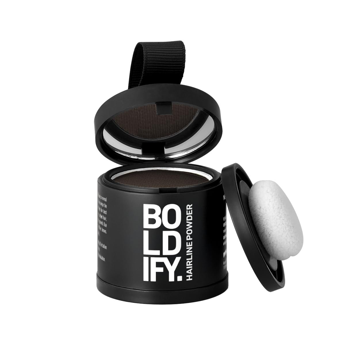 Boldify Hairline Powder, Root Touch Up Hair Color Dark Brown 4g