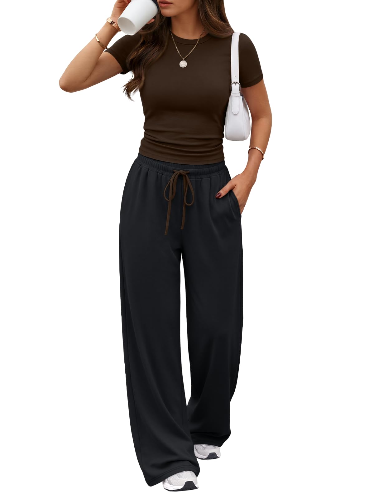 Trendy Queen Women's 2 Piece Matching Summer Lounge Set with Pockets