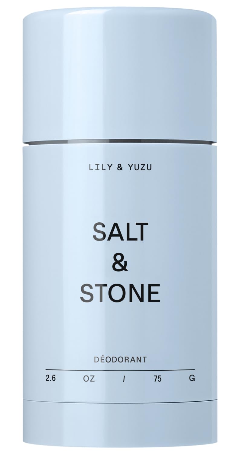 Salt & Stone Aluminum-Free Deodorant, Women & Men Santal & Vetiver 2.6 oz