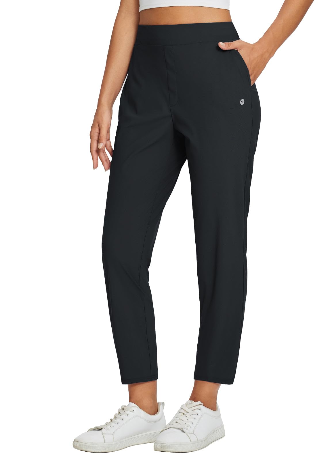 baleaf Women's Travel Pants Lightweight Stretch with Zip Pockets