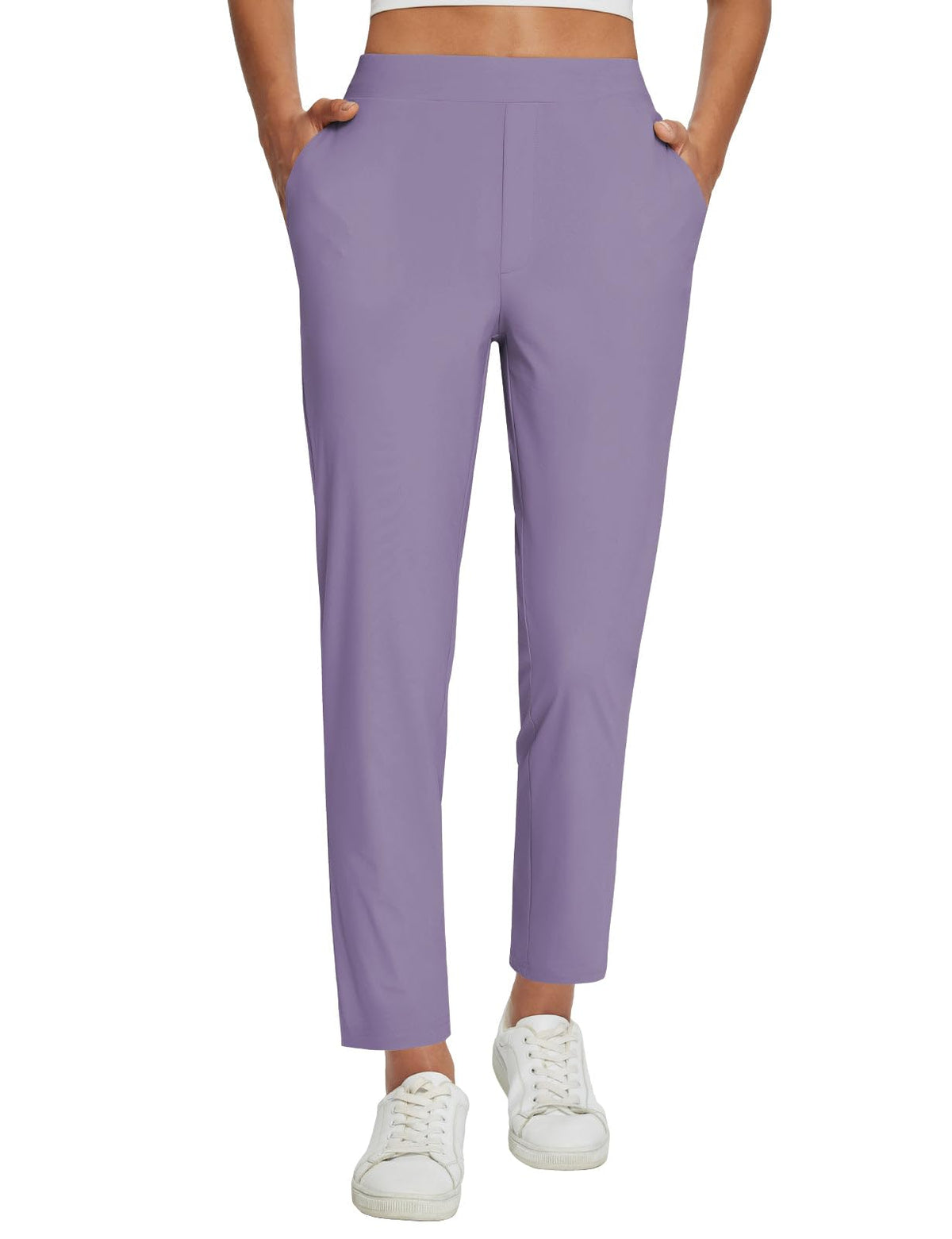 baleaf Women's Travel Pants Lightweight Stretch with Zip Pockets