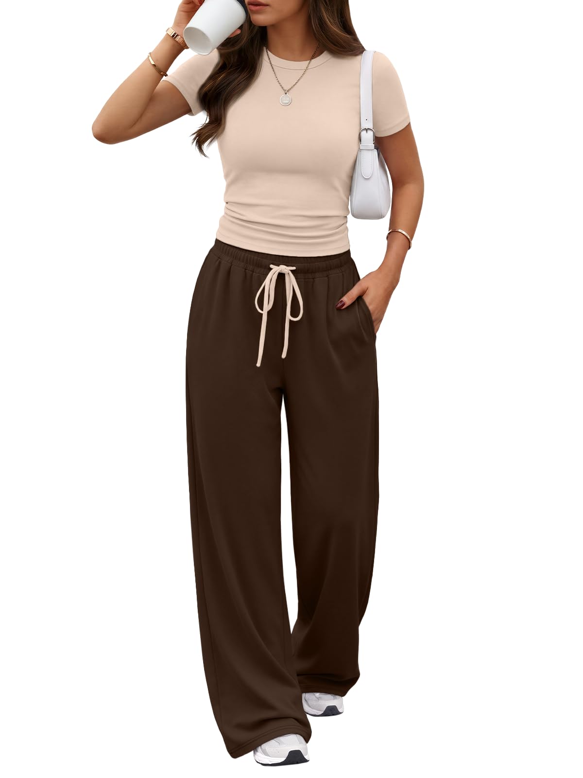 Trendy Queen Women's 2 Piece Matching Summer Lounge Set with Pockets