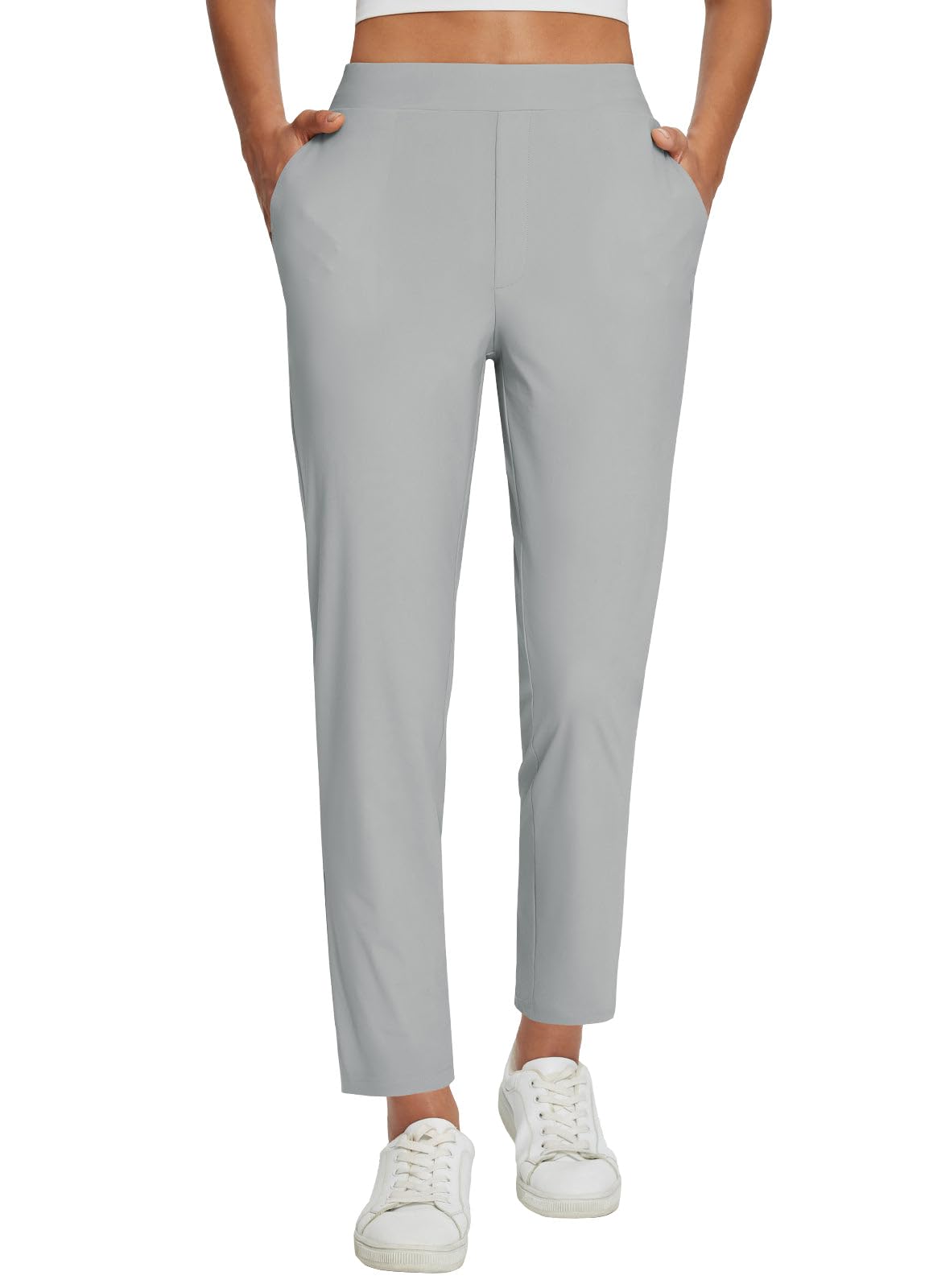 baleaf Women's Travel Pants Lightweight Stretch with Zip Pockets