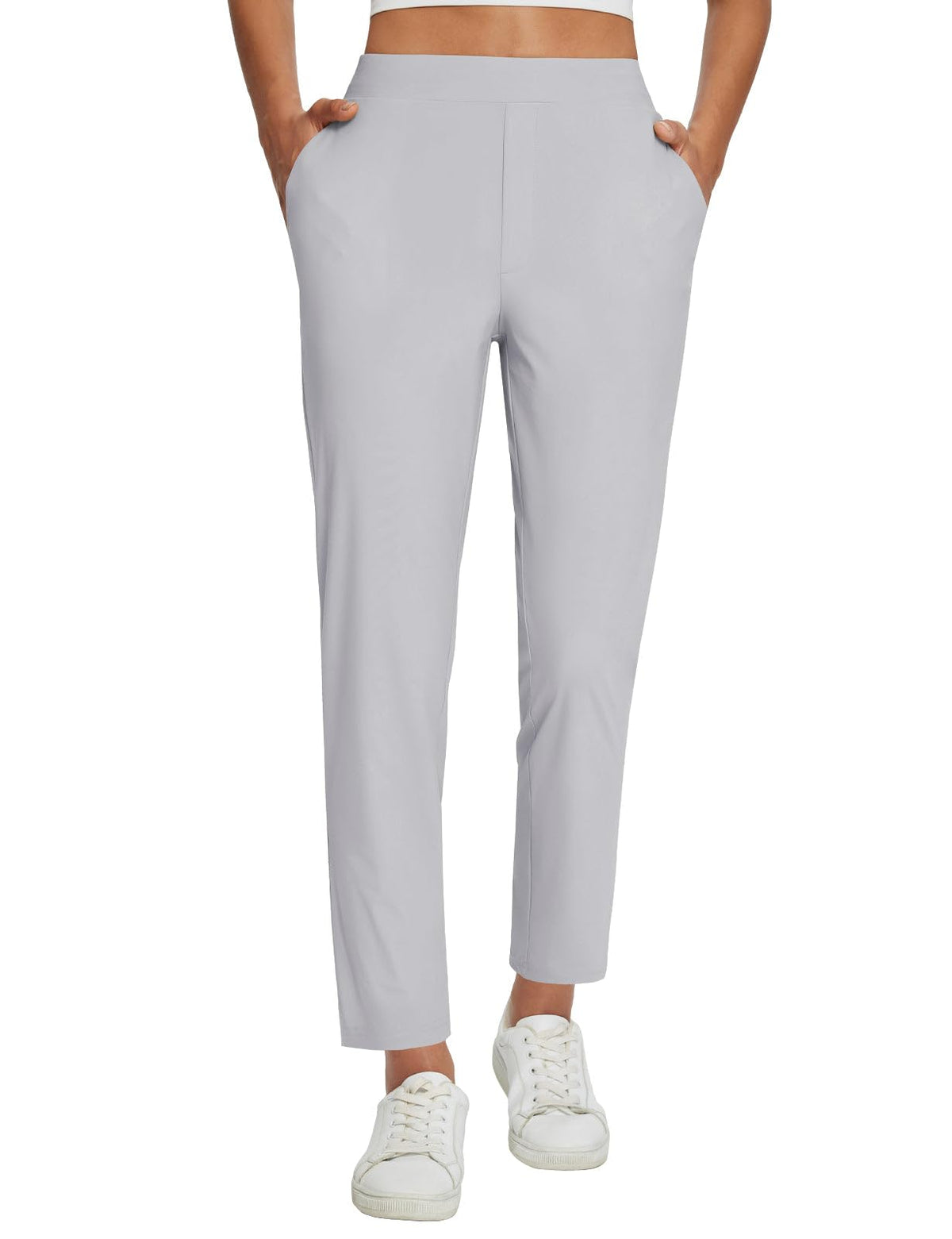 baleaf Women's Travel Pants Lightweight Stretch with Zip Pockets