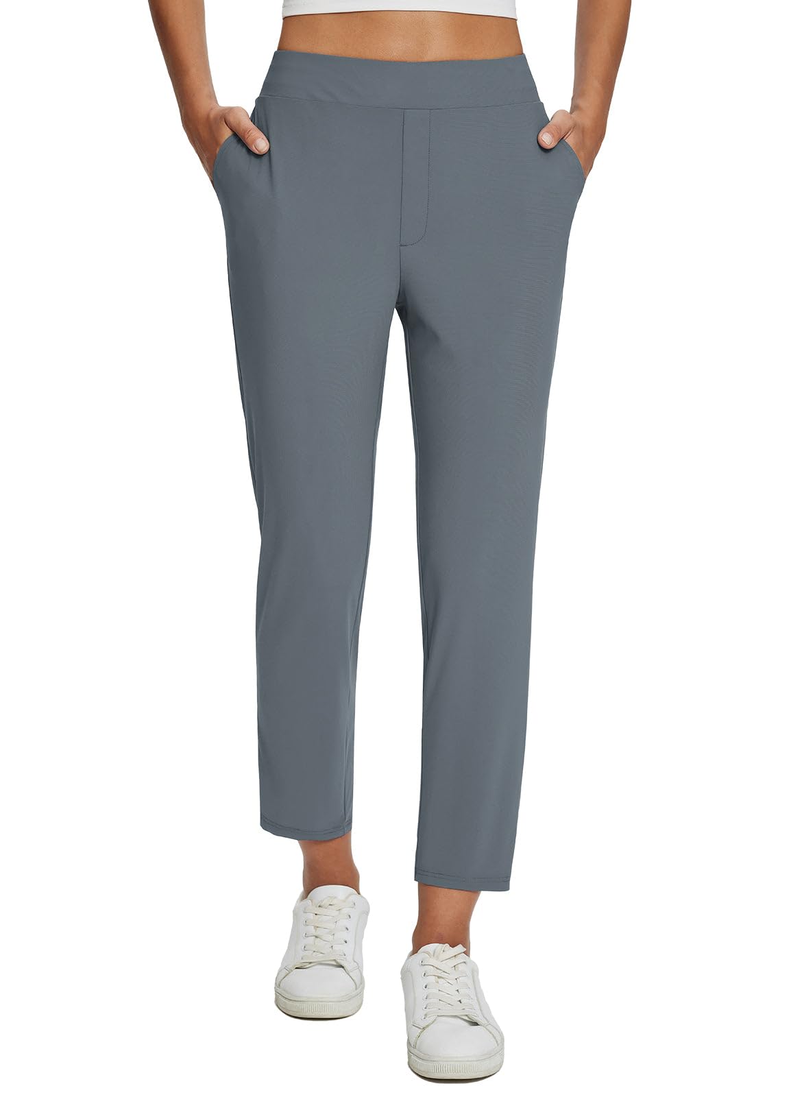 baleaf Women's Travel Pants Lightweight Stretch with Zip Pockets