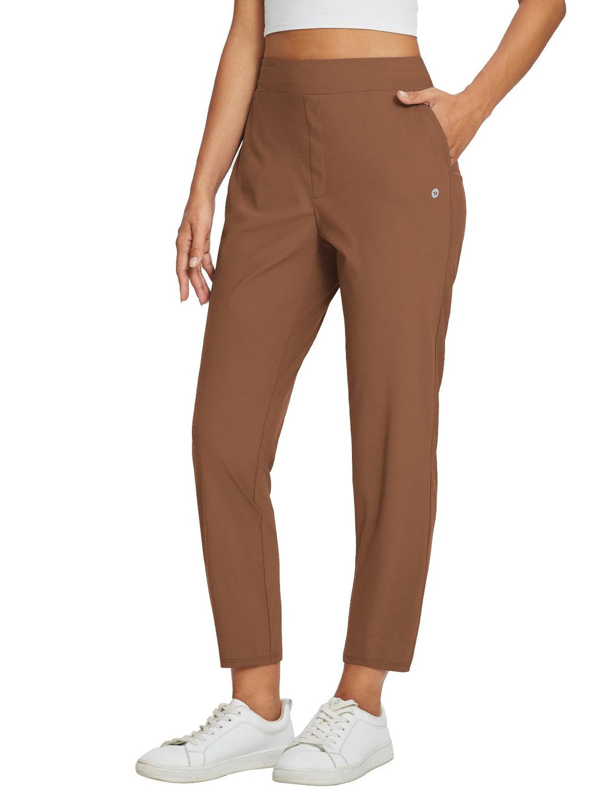 baleaf Women's Travel Pants Lightweight Stretch with Zip Pockets
