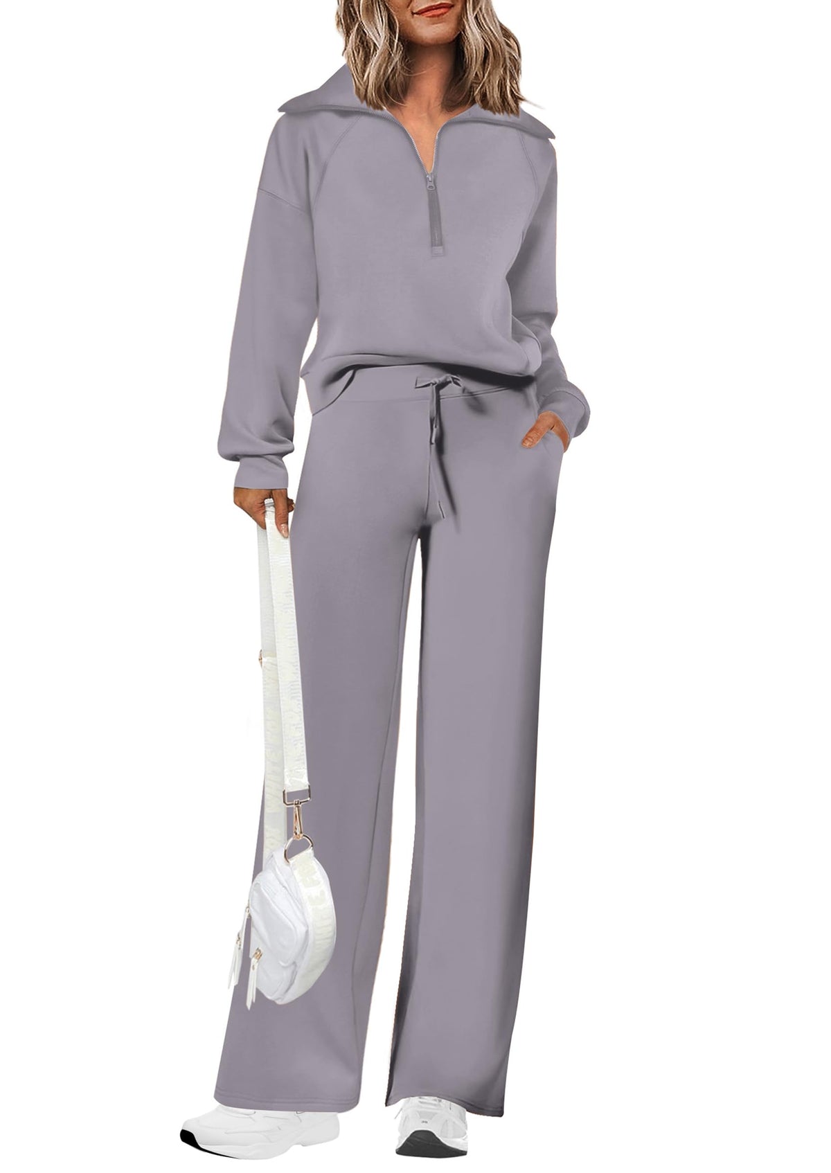 PRETTYGARDEN Women's 2 Piece Matching Lounge Set Sweatsuits