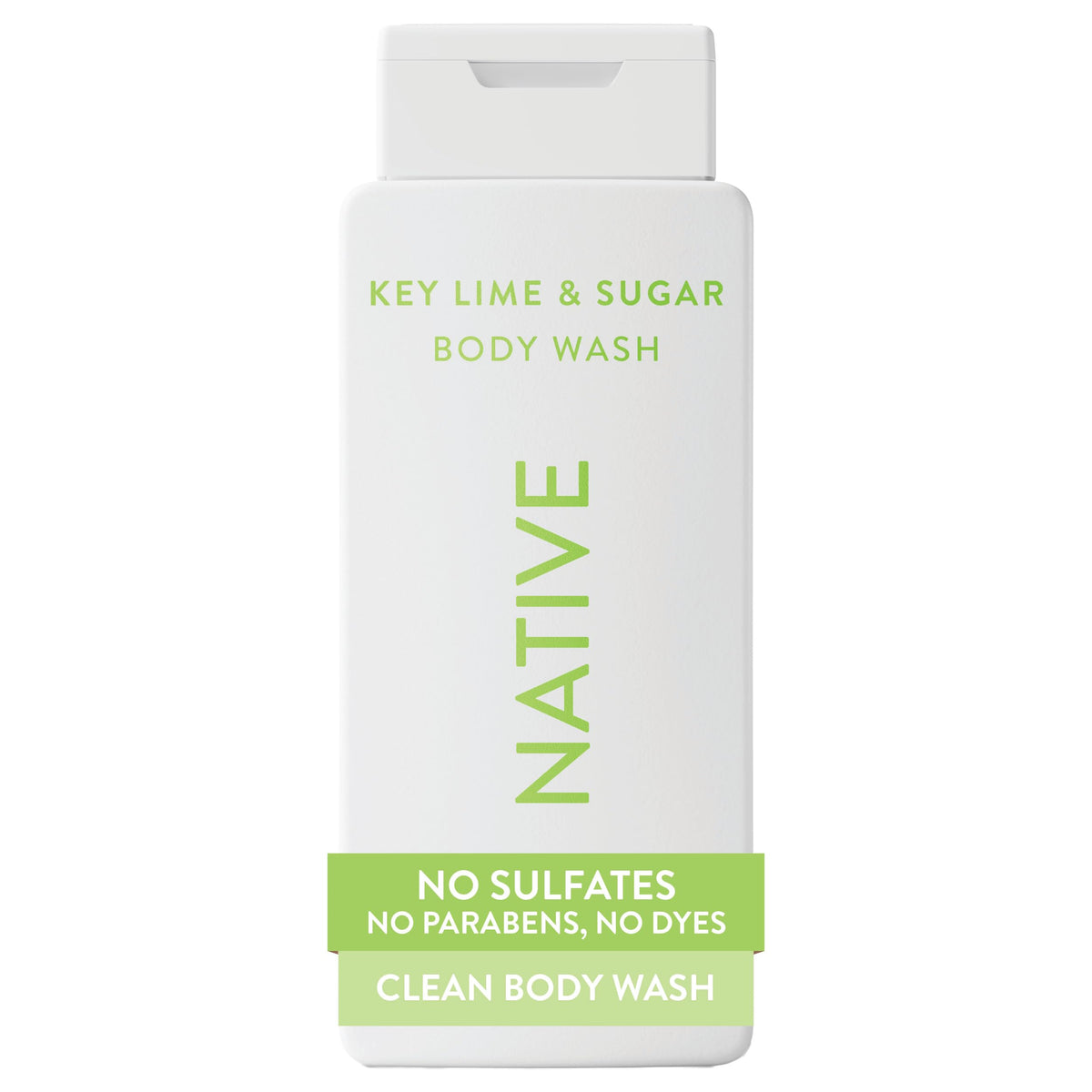 Native Clean Body Wash, Gentle & pH-balanced for Sensitive Skin, 24-Hr Freshness for Men & Women, Vegan & Cruelty-Free, Free of Sulfates & Parabens, Balsam & White Woods, 18 fl oz