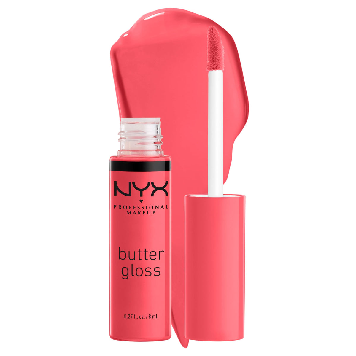 NYX PROFESSIONAL MAKEUP Butter Gloss, Non-Sticky Lip Gloss - Sugar Glass ,Clear