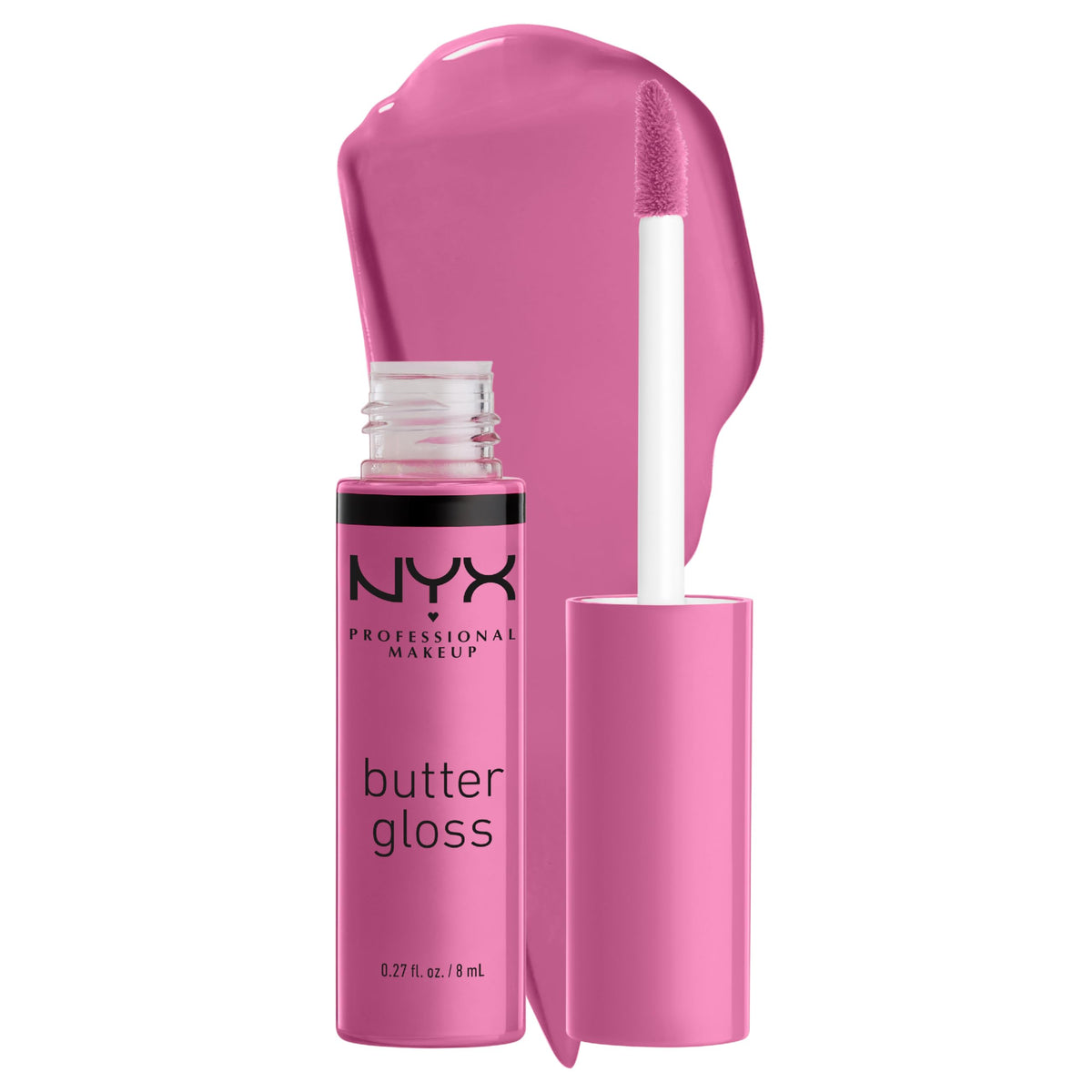 NYX PROFESSIONAL MAKEUP Butter Gloss, Non-Sticky Lip Gloss - Sugar Glass ,Clear