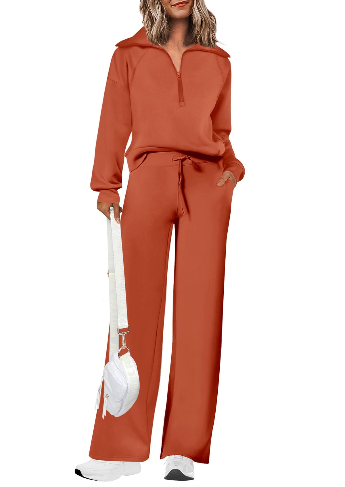 PRETTYGARDEN Women's 2 Piece Matching Lounge Set Sweatsuits