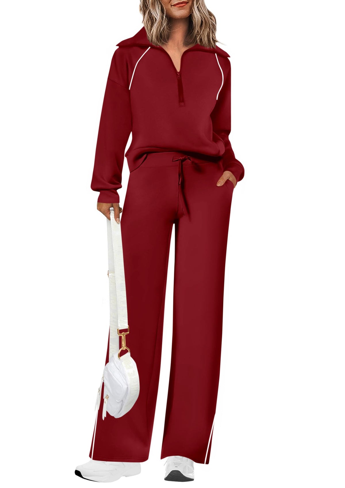 PRETTYGARDEN Women's 2 Piece Matching Lounge Set Sweatsuits