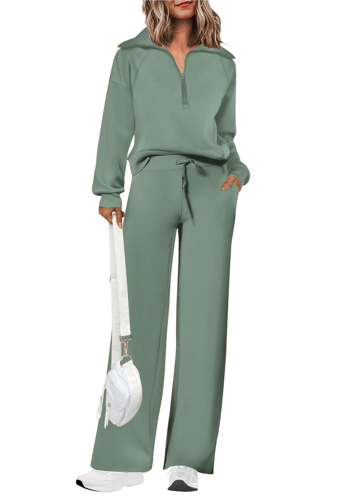 PRETTYGARDEN Women's 2 Piece Matching Lounge Set Sweatsuits