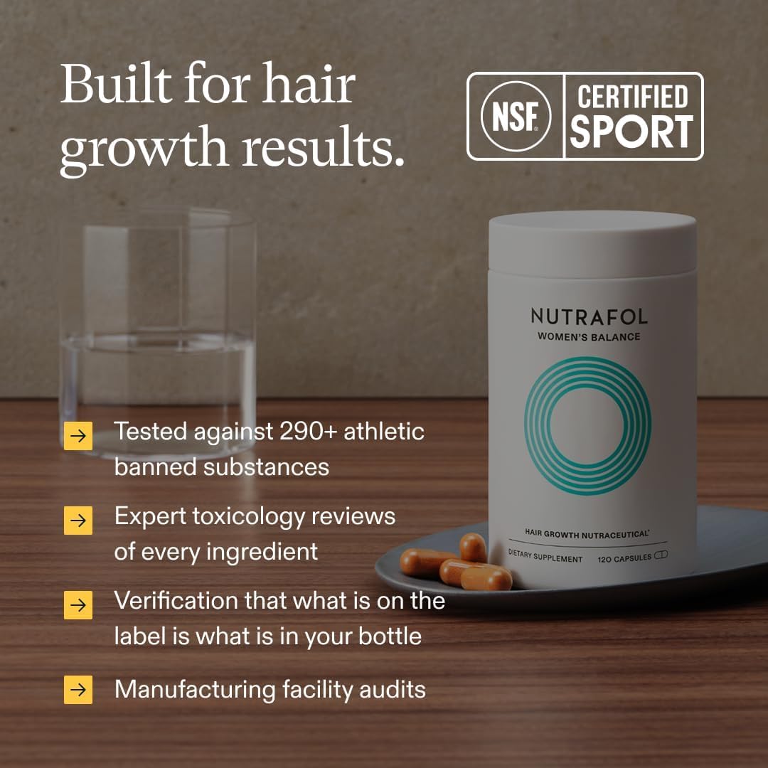 Nutrafol Women's Balance Hair Growth Supplements, Age 45+