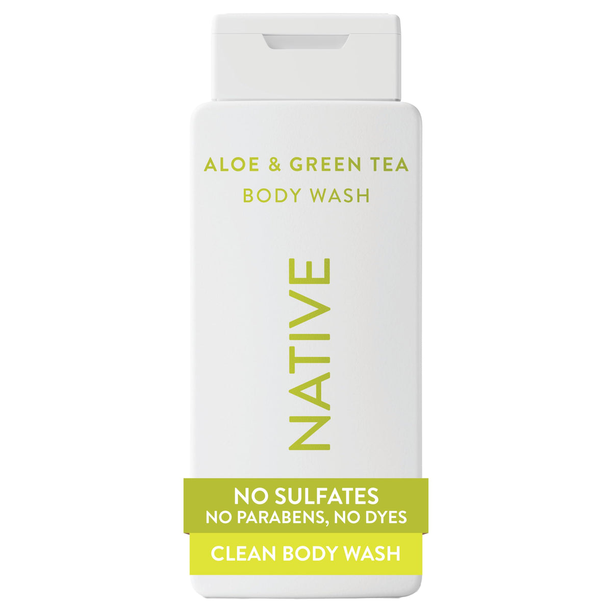 Native Clean Body Wash, Gentle & pH-balanced for Sensitive Skin, 24-Hr Freshness for Men & Women, Vegan & Cruelty-Free, Free of Sulfates & Parabens, Balsam & White Woods, 18 fl oz