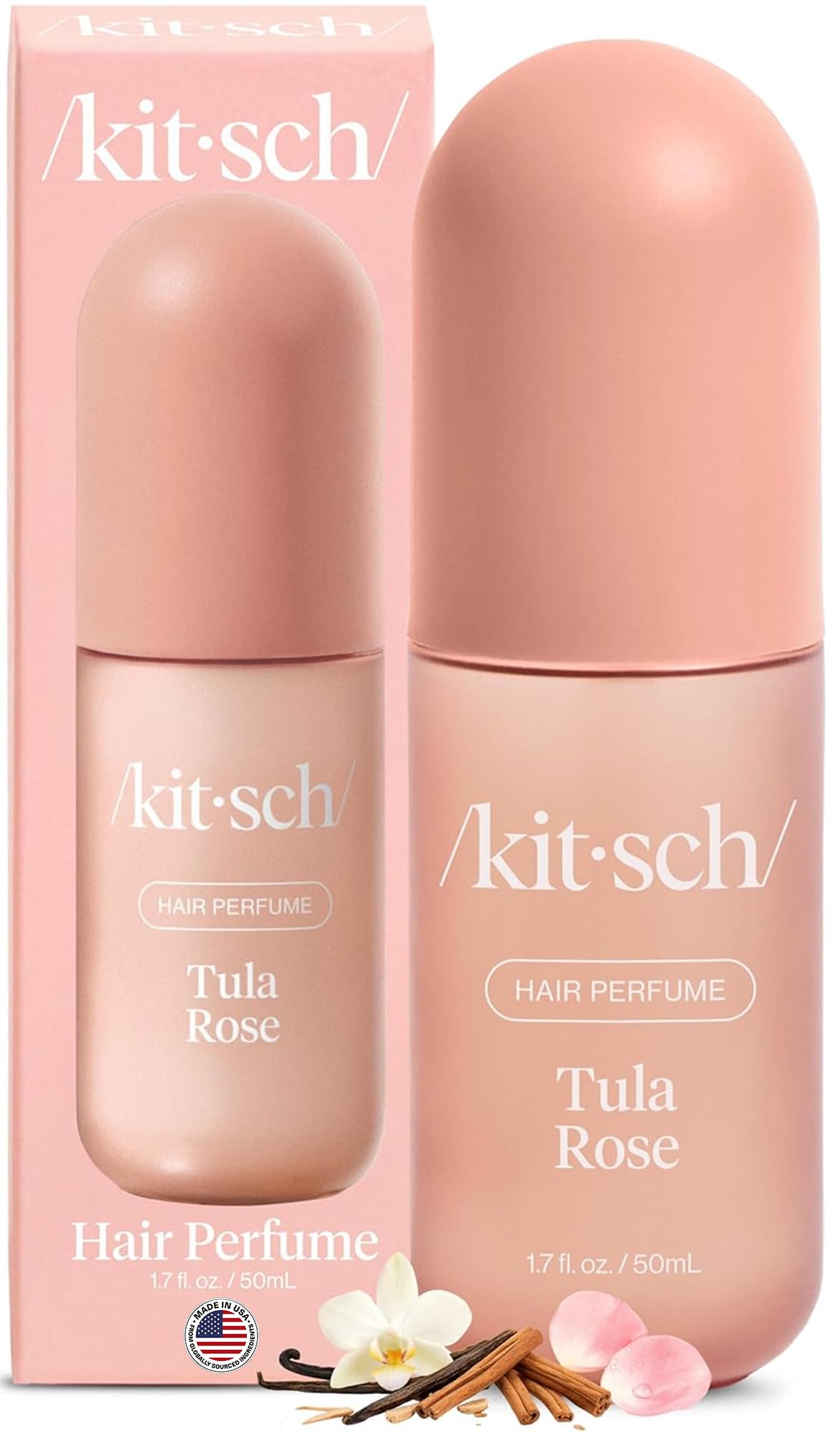 Kitsch Hair Perfume for Women – Hair Spray & Body Mist – Amber Shores, 50mL