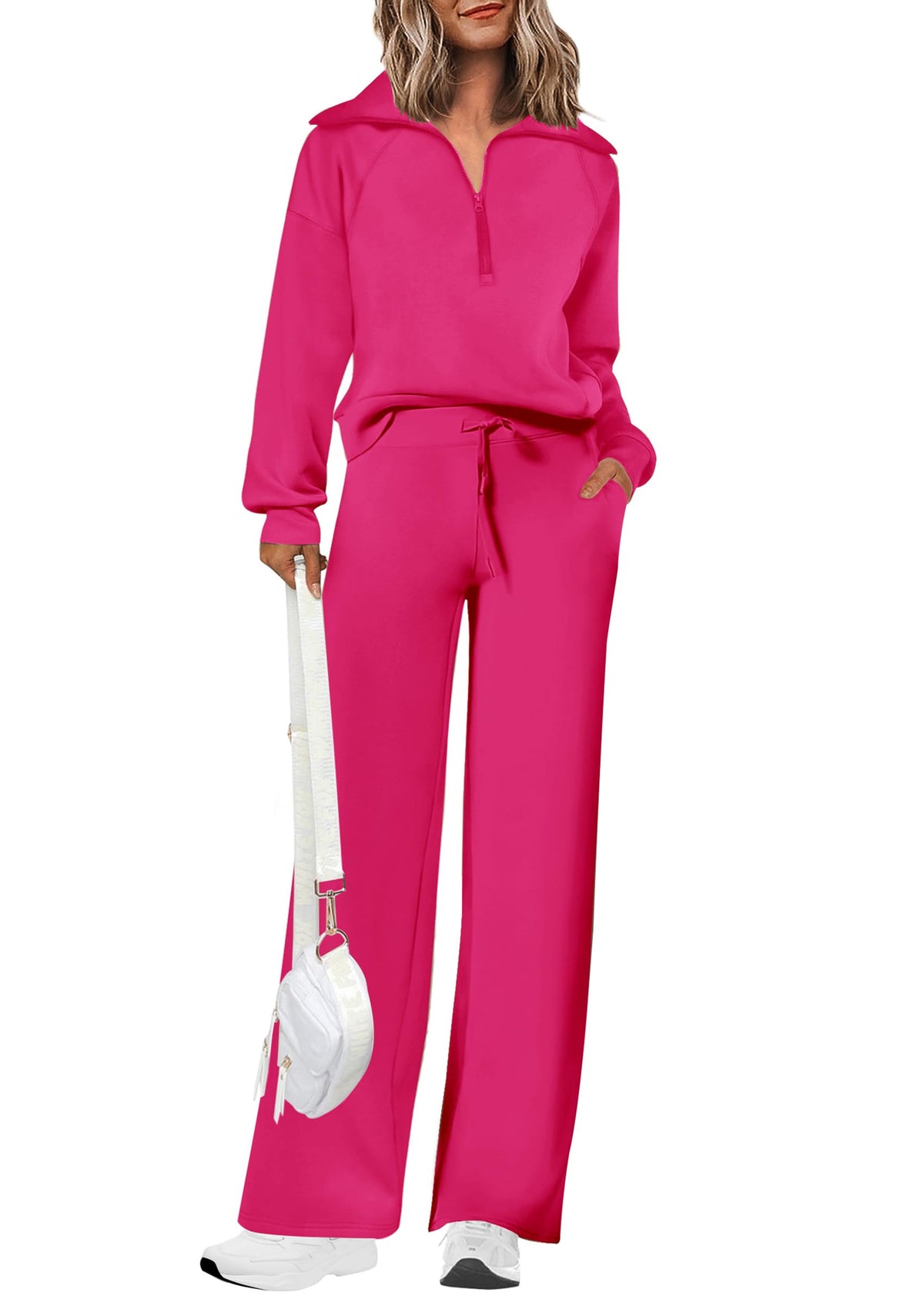 PRETTYGARDEN Women's 2 Piece Matching Lounge Set Sweatsuits