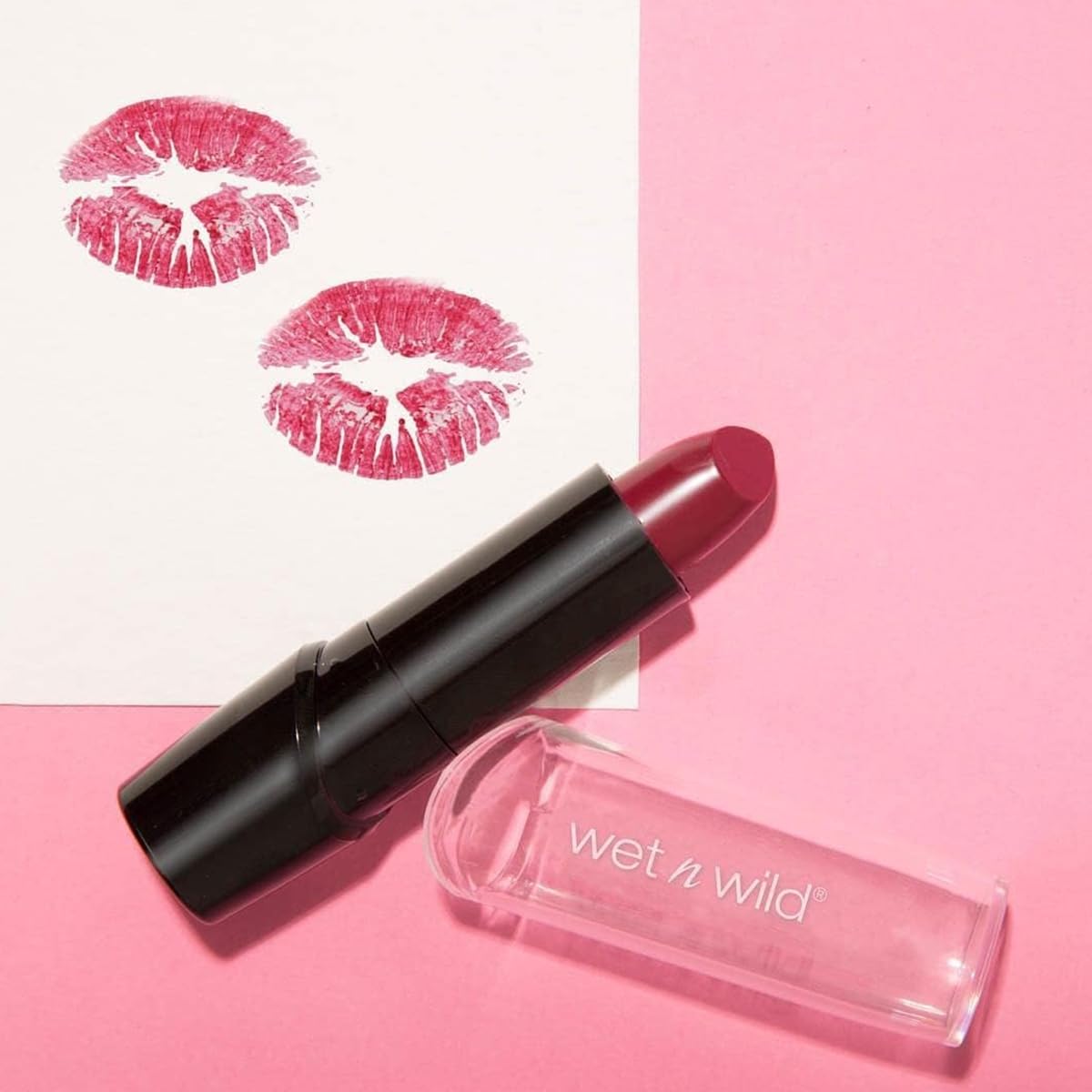 wet n wild Silk Finish Lipstick, Hydrating Rich Buildable Lip Color, Formulated with Vitamins A,E, & Macadamia for Ultimate Hydration, Cruelty-Free & Vegan - Blind Date