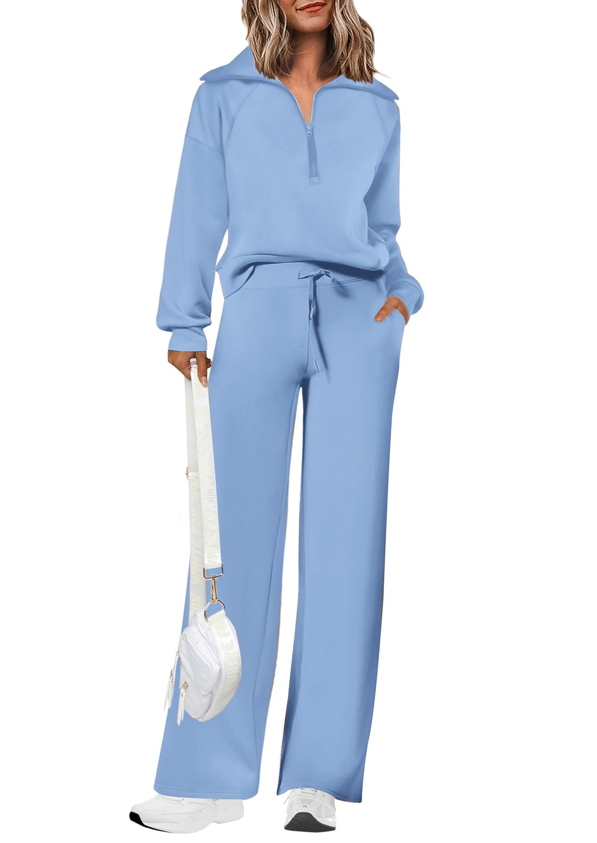 PRETTYGARDEN Women's 2 Piece Matching Lounge Set Sweatsuits