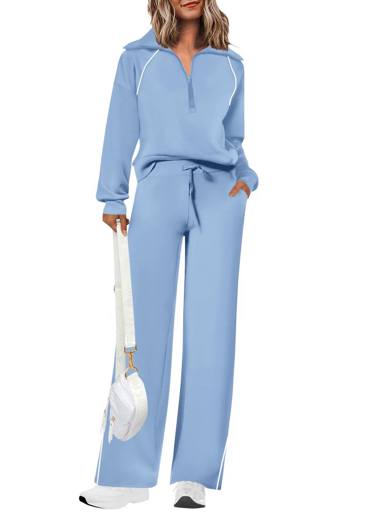 PRETTYGARDEN Women's 2 Piece Matching Lounge Set Sweatsuits