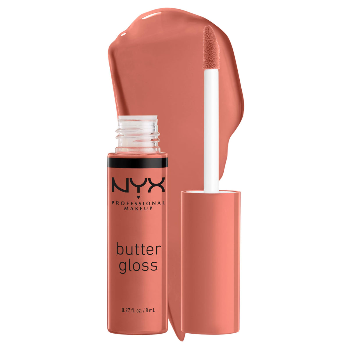 NYX PROFESSIONAL MAKEUP Butter Gloss, Non-Sticky Lip Gloss - Sugar Glass ,Clear