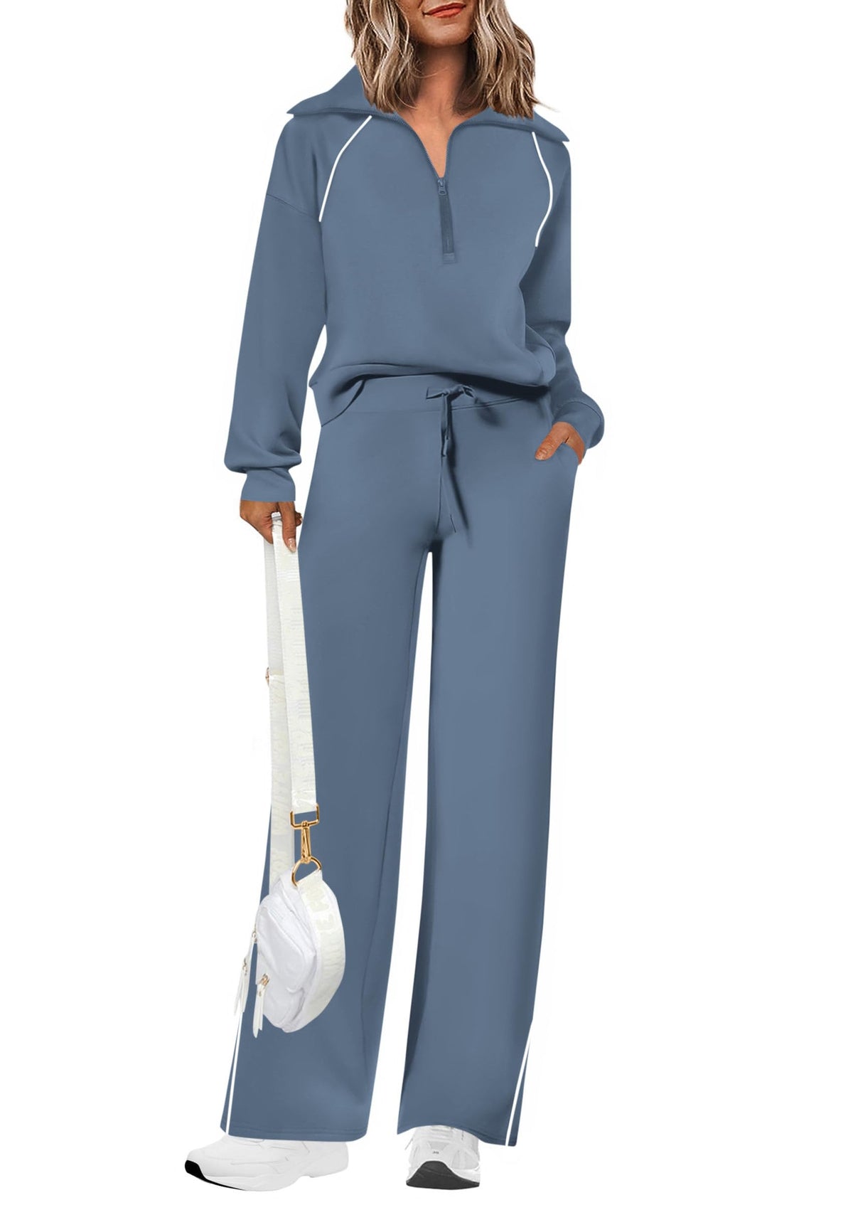 PRETTYGARDEN Women's 2 Piece Matching Lounge Set Sweatsuits
