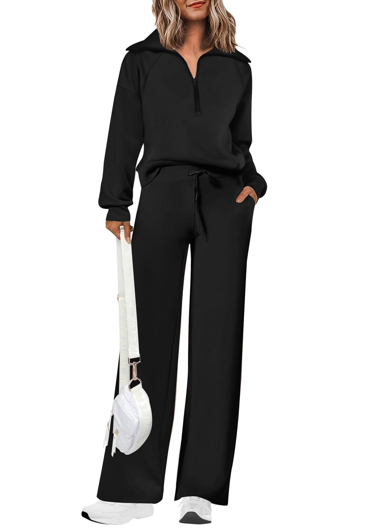 PRETTYGARDEN Women's 2 Piece Matching Lounge Set Sweatsuits