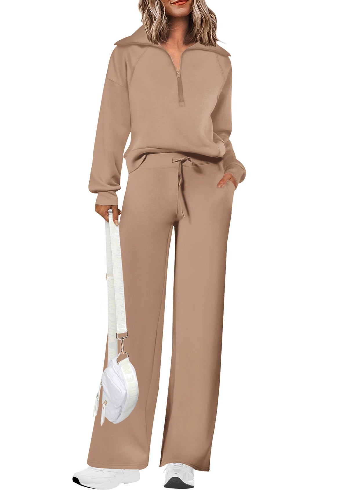 PRETTYGARDEN Women's 2 Piece Matching Lounge Set Sweatsuits