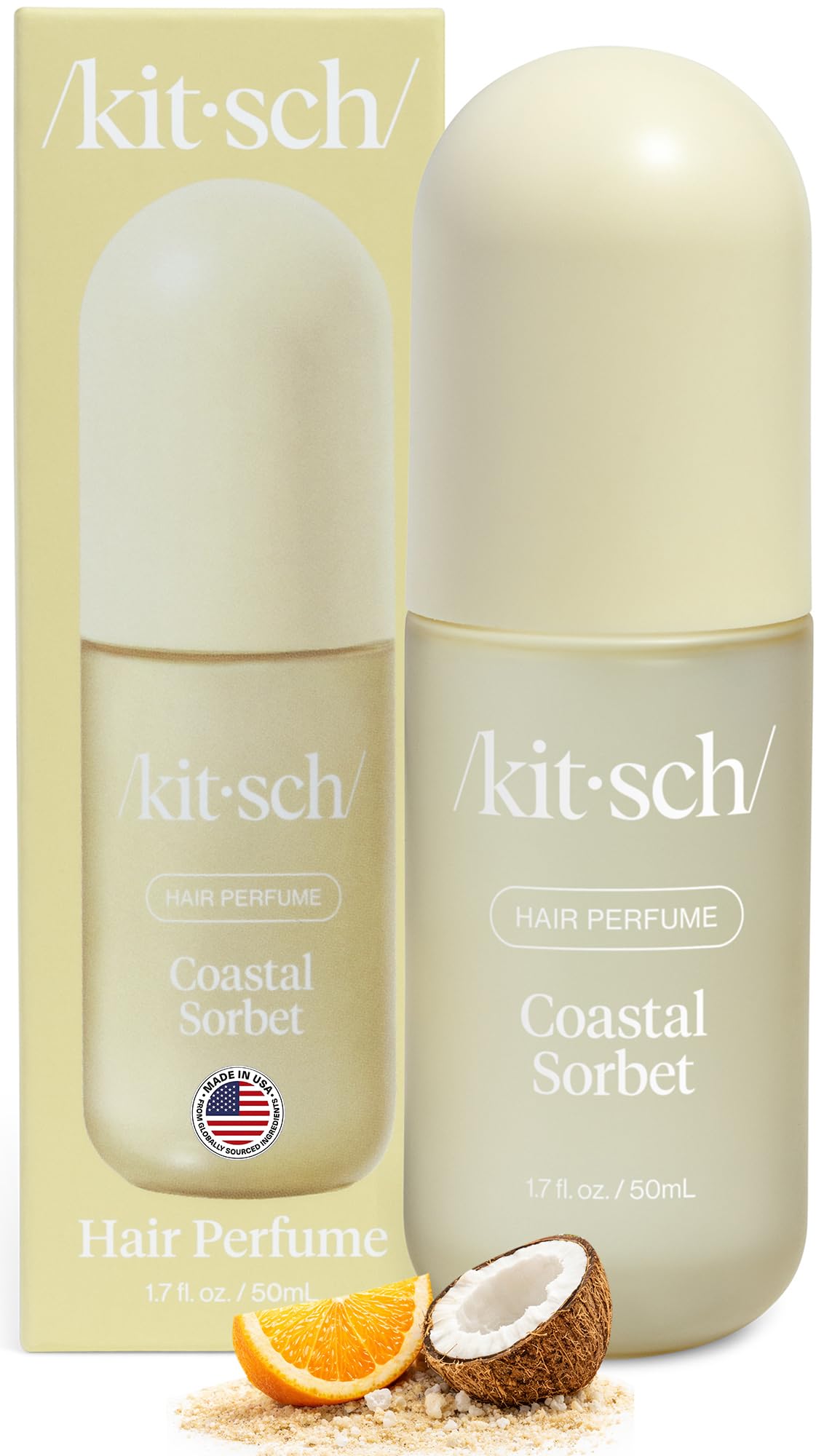 Kitsch Hair Perfume for Women – Hair Spray & Body Mist – Amber Shores, 50mL