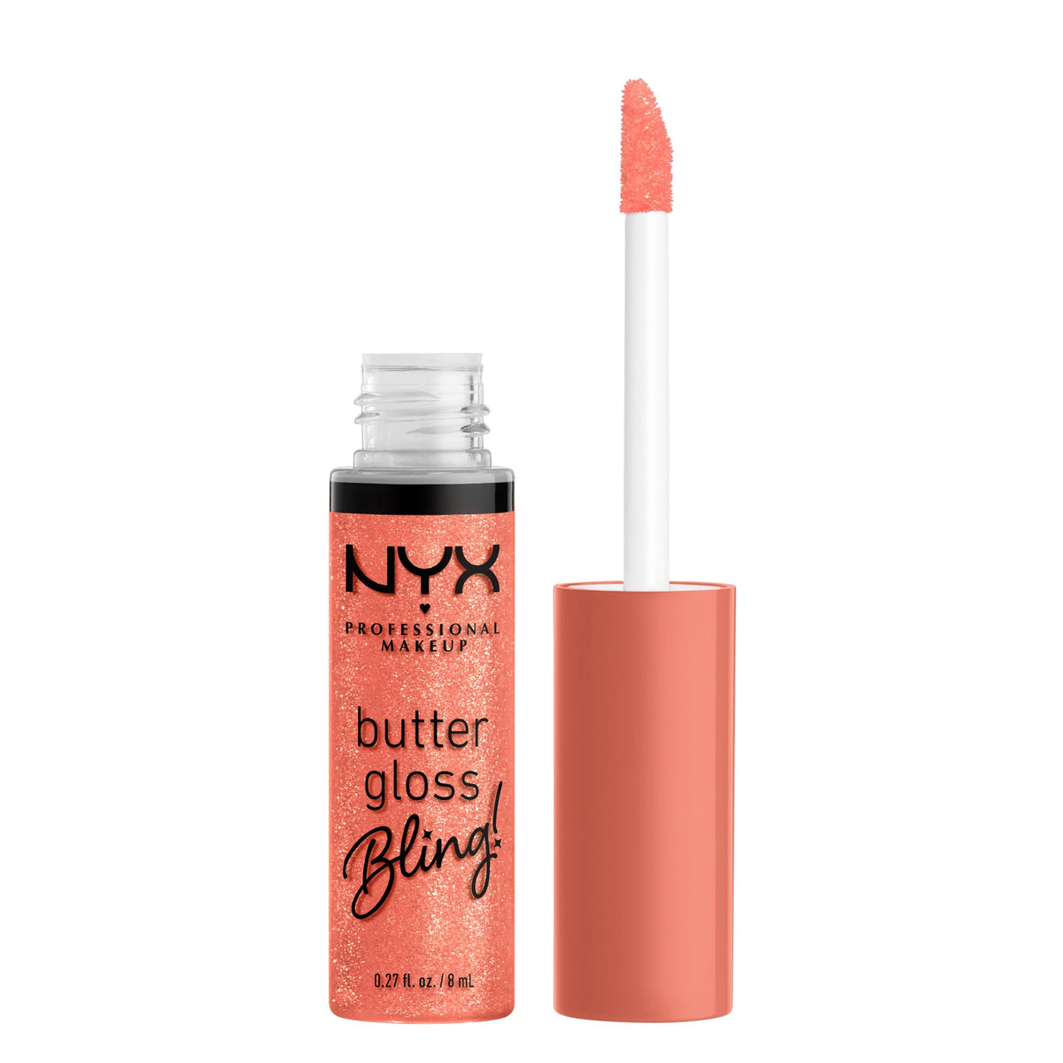 NYX PROFESSIONAL MAKEUP Butter Gloss, Non-Sticky Lip Gloss - Sugar Glass ,Clear