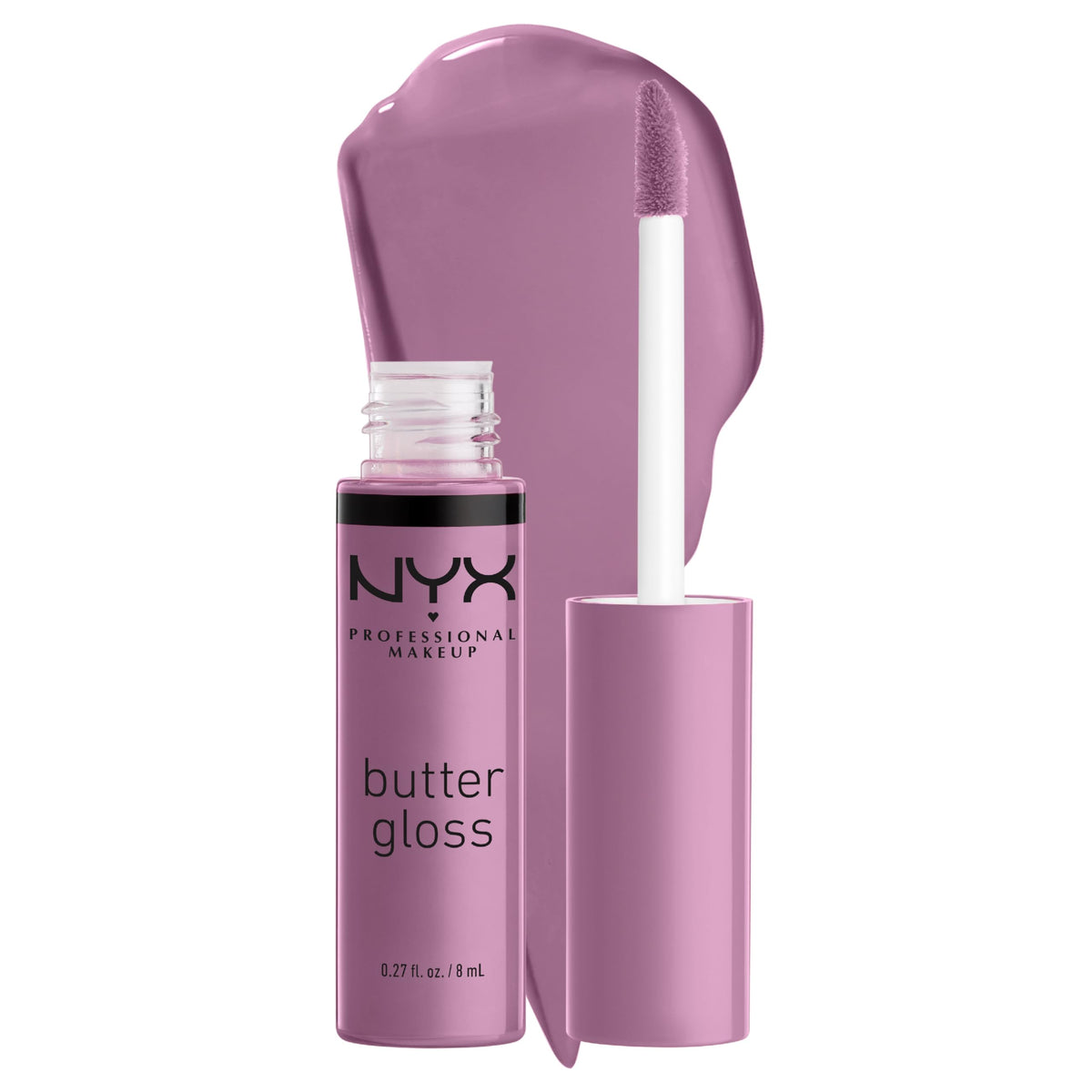 NYX PROFESSIONAL MAKEUP Butter Gloss, Non-Sticky Lip Gloss - Sugar Glass ,Clear
