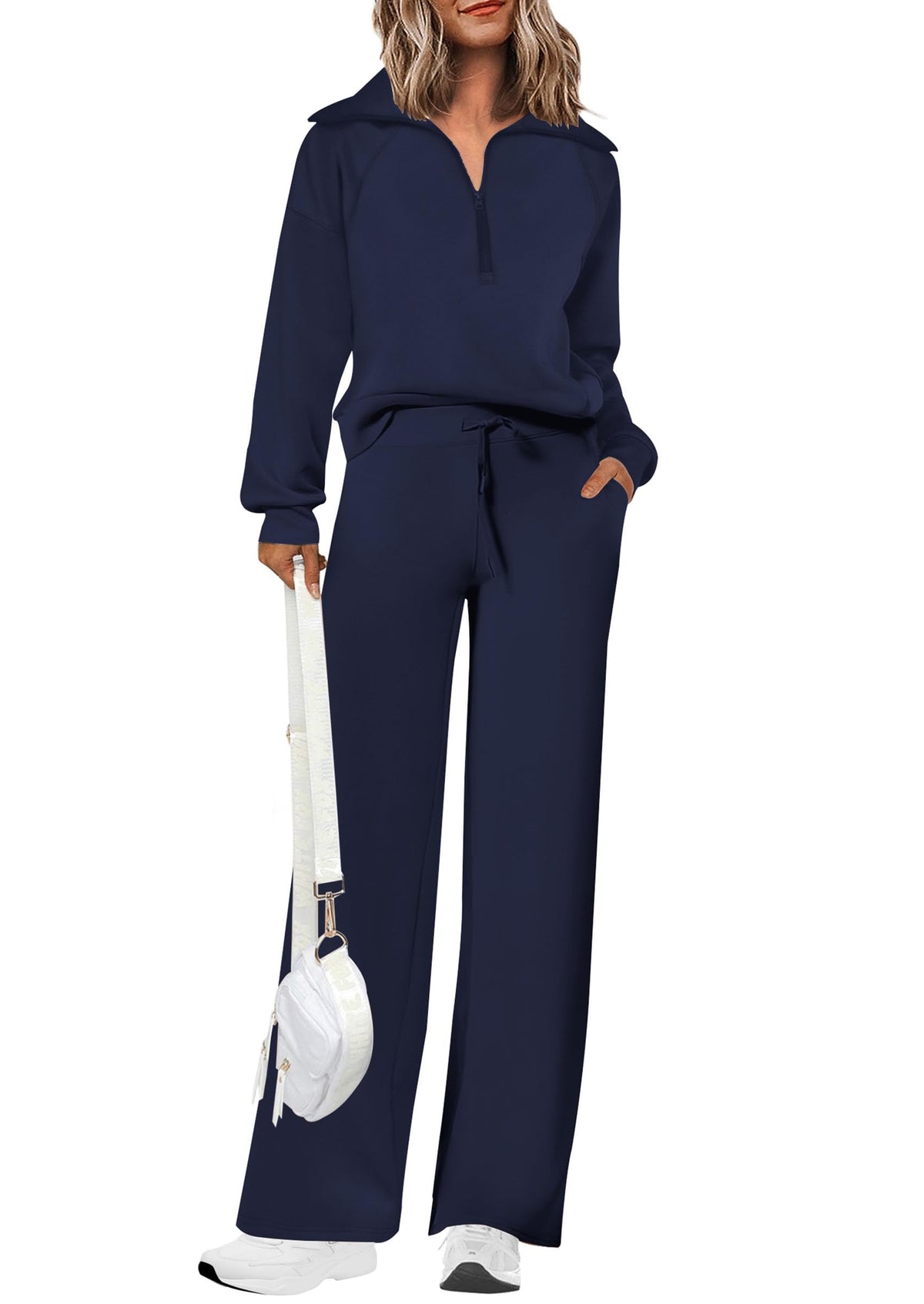 PRETTYGARDEN Women's 2 Piece Matching Lounge Set Sweatsuits
