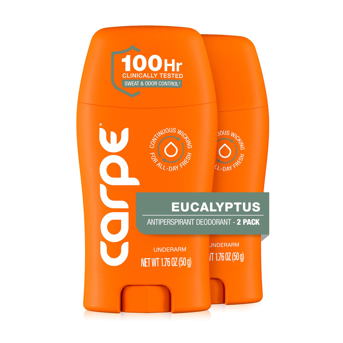 Carpe 100-Hour Antiperspirant Deodorant for Women - Coconut Vanilla