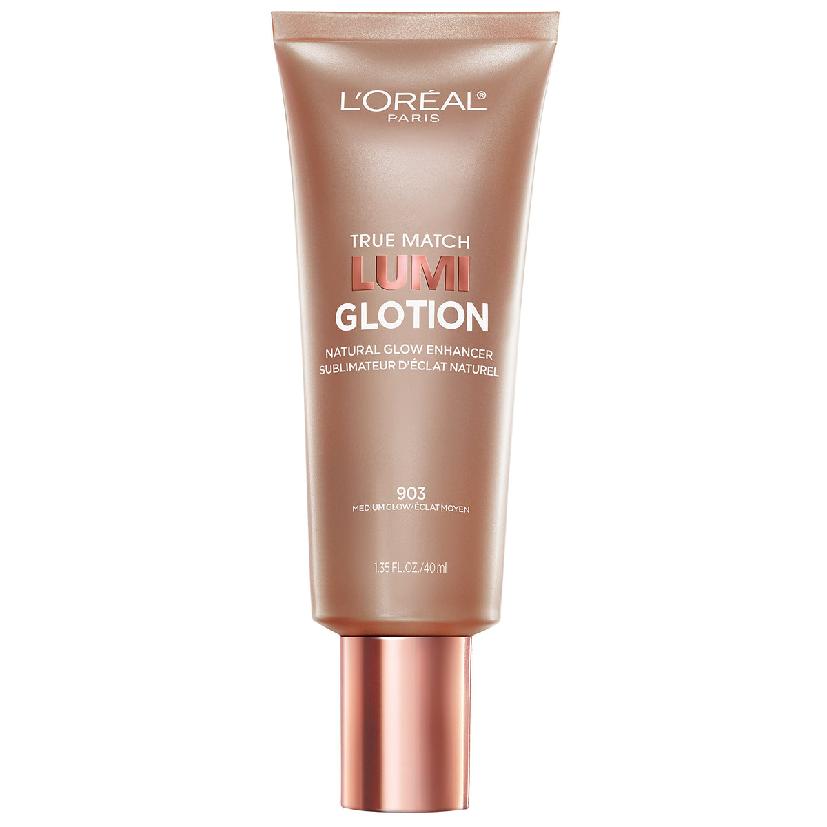 L'Oreal Paris Makeup True Match Lumi Glotion, Natural Glow Enhancer, Illuminator Highlighter, Bronzing Drops For a Sun-Kissed Glow, 901 Fair