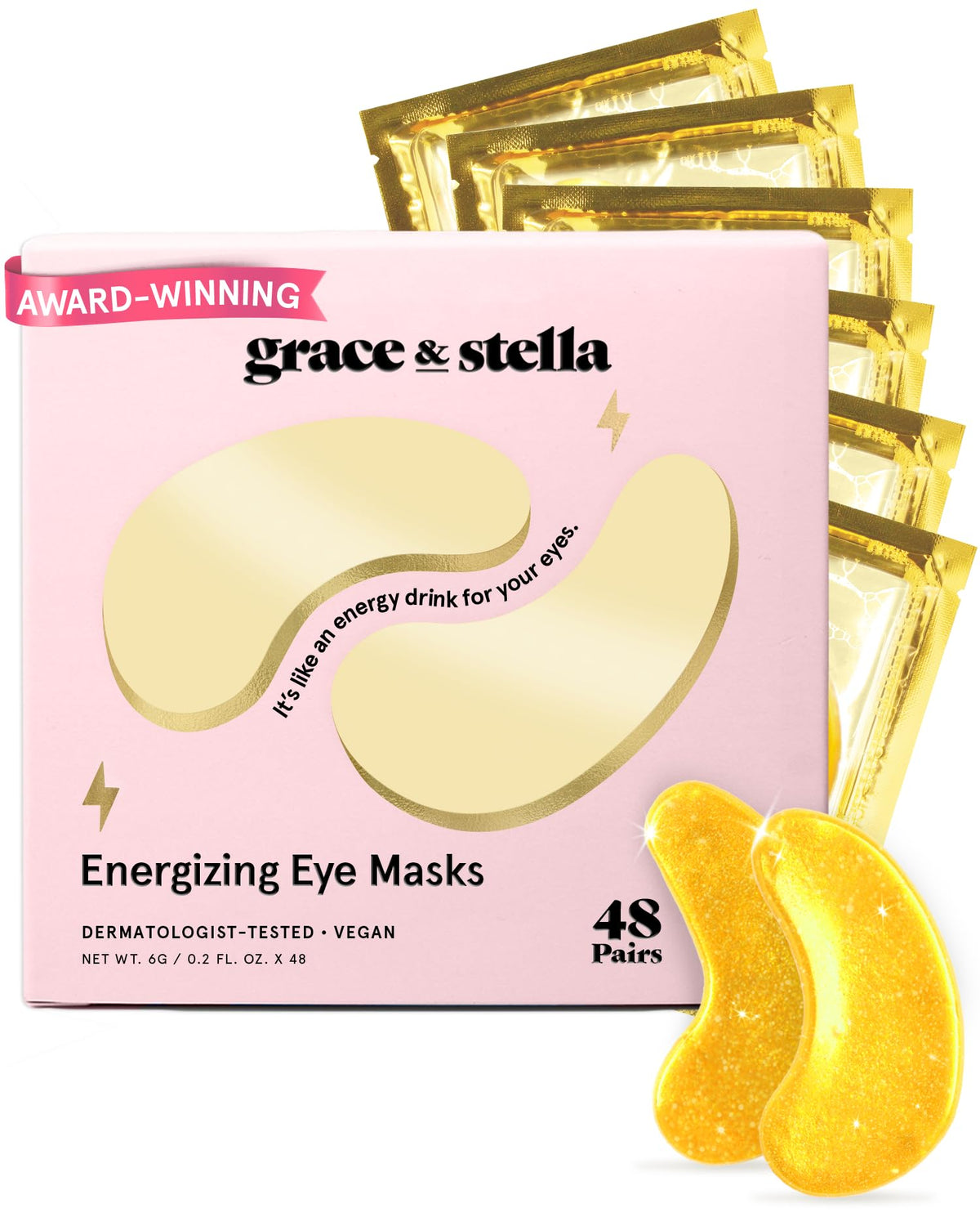 grace & stella Award Winning Eye Patches for Puffy Eyes