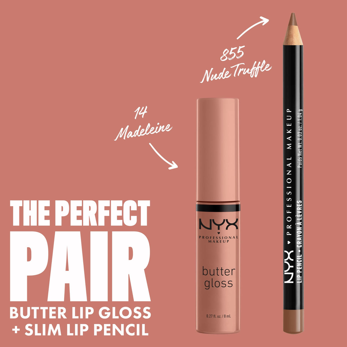 NYX PROFESSIONAL MAKEUP Butter Gloss, Non-Sticky Lip Gloss - Sugar Glass ,Clear