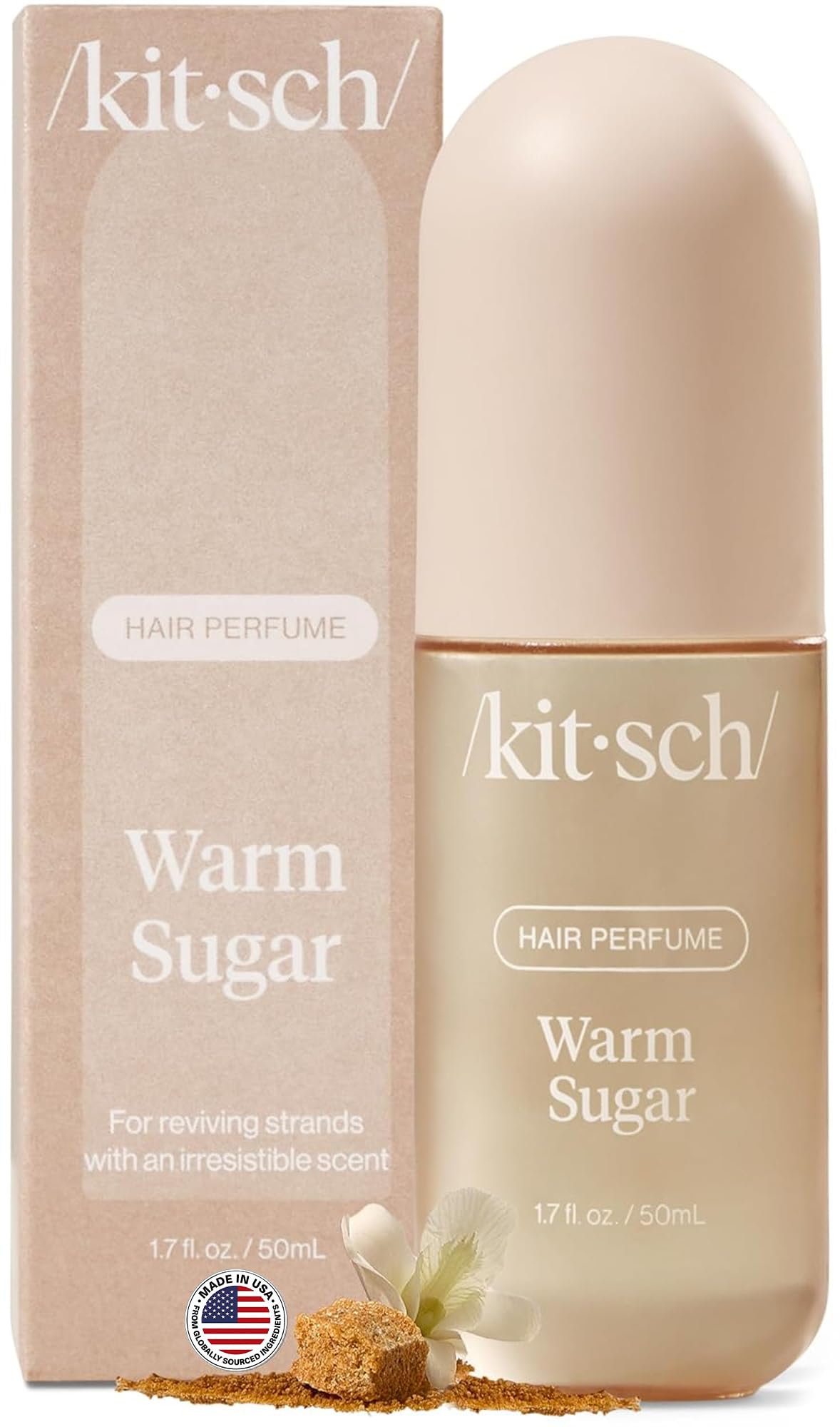 Kitsch Hair Perfume for Women – Hair Spray & Body Mist – Amber Shores, 50mL