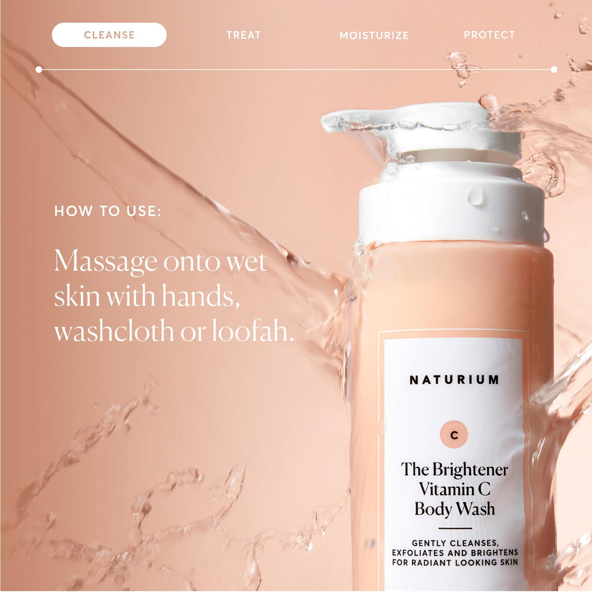 Naturium The Revealer Body Wash, Clarifying Skincare with Sulfur, Willow Bark, and Aloe Vera, 500 mL / 16.9 fl oz