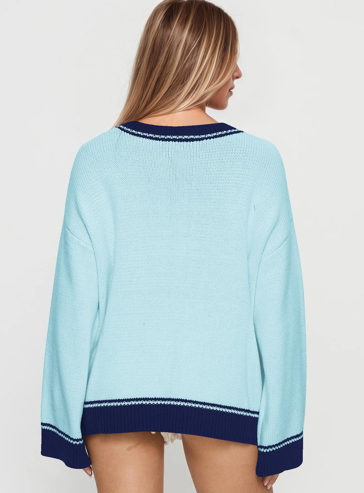Women Oversized Horse Sweater Y2k Graphic Knit Pullover Long Sleeve Crewneck Aesthetic Horse Sweater Tops