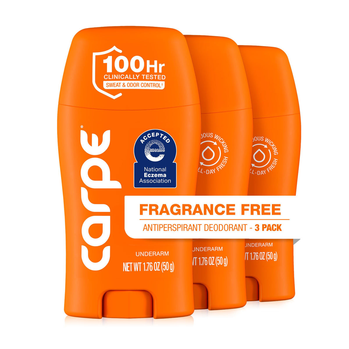 Carpe 100-Hour Antiperspirant Deodorant for Women - Coconut Vanilla
