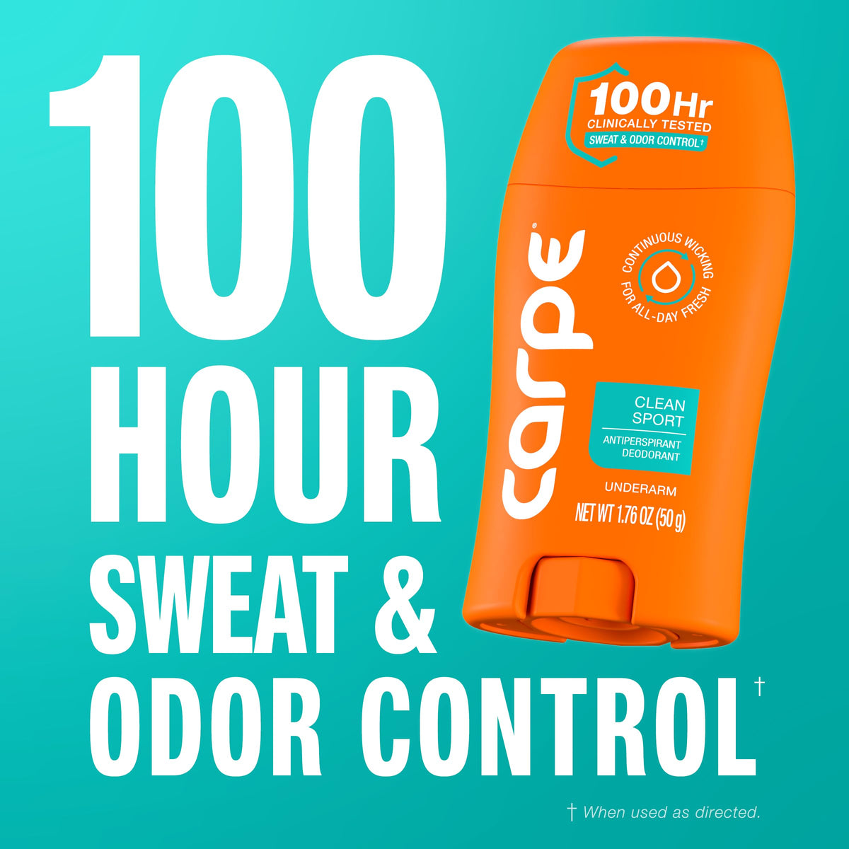 Carpe 100-Hour Antiperspirant Deodorant for Women - Coconut Vanilla