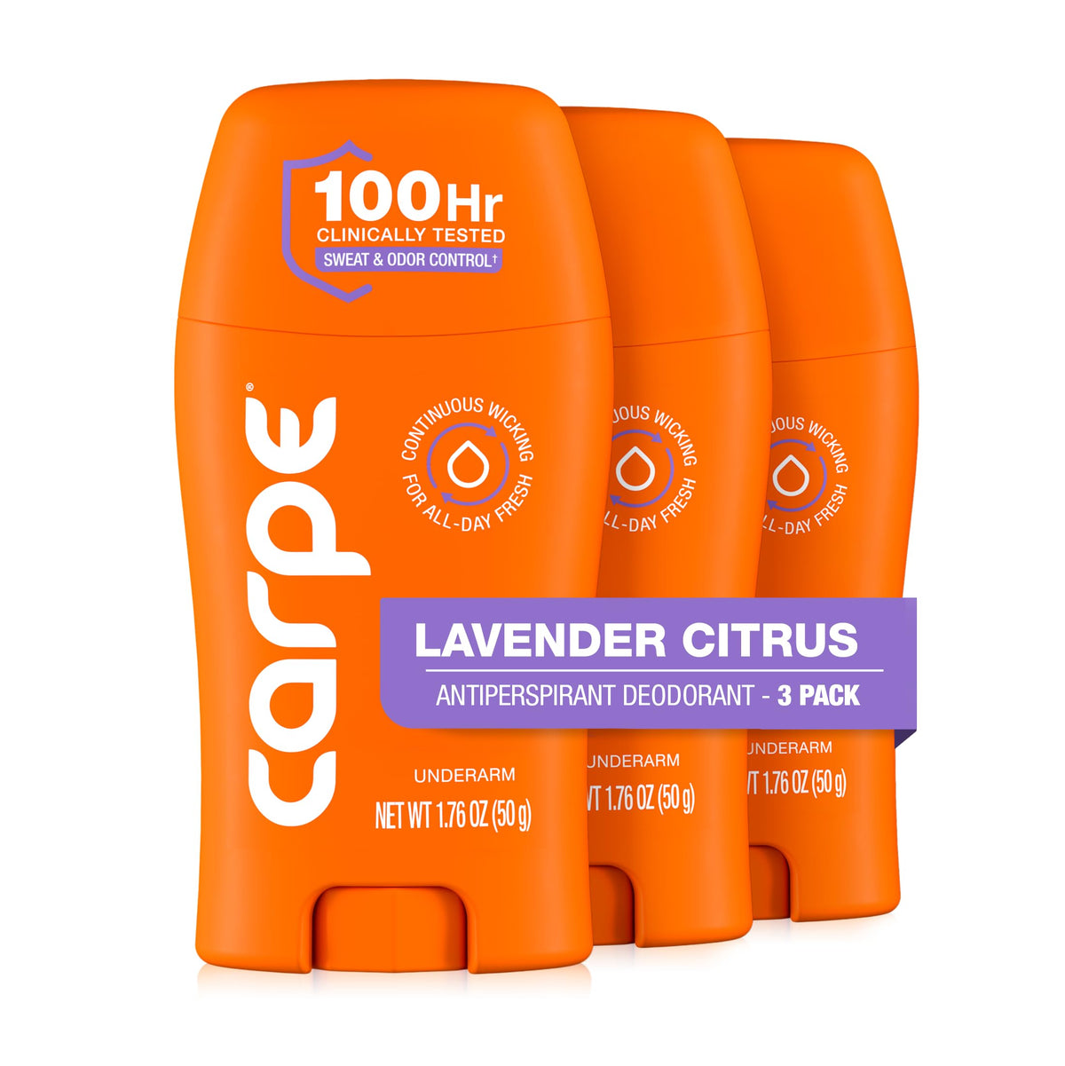 Carpe 100-Hour Antiperspirant Deodorant for Women - Coconut Vanilla
