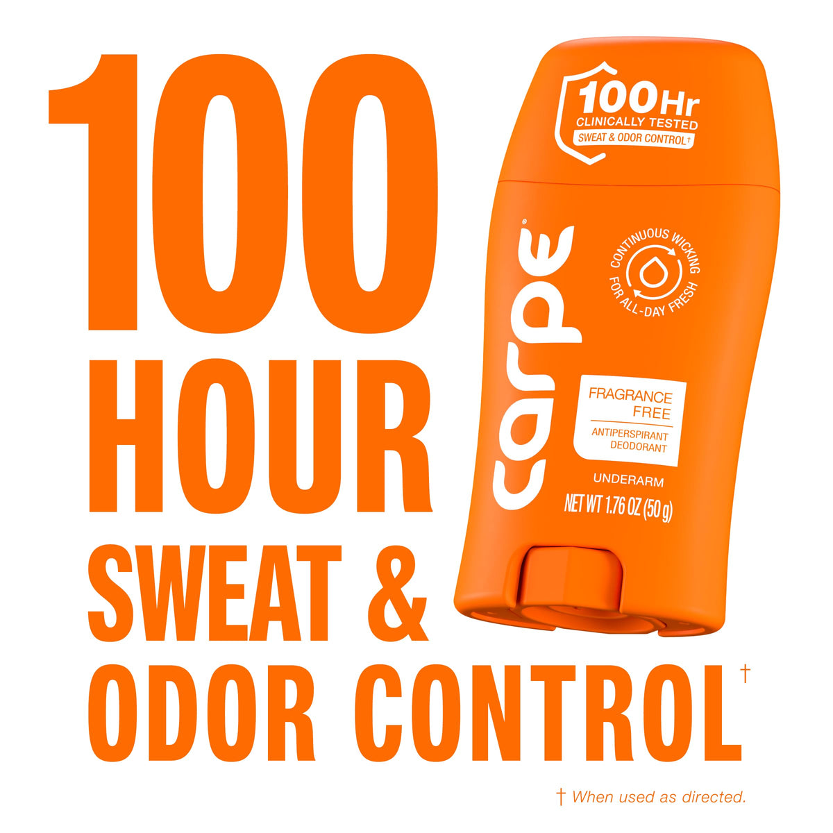 Carpe 100-Hour Antiperspirant Deodorant for Women - Coconut Vanilla