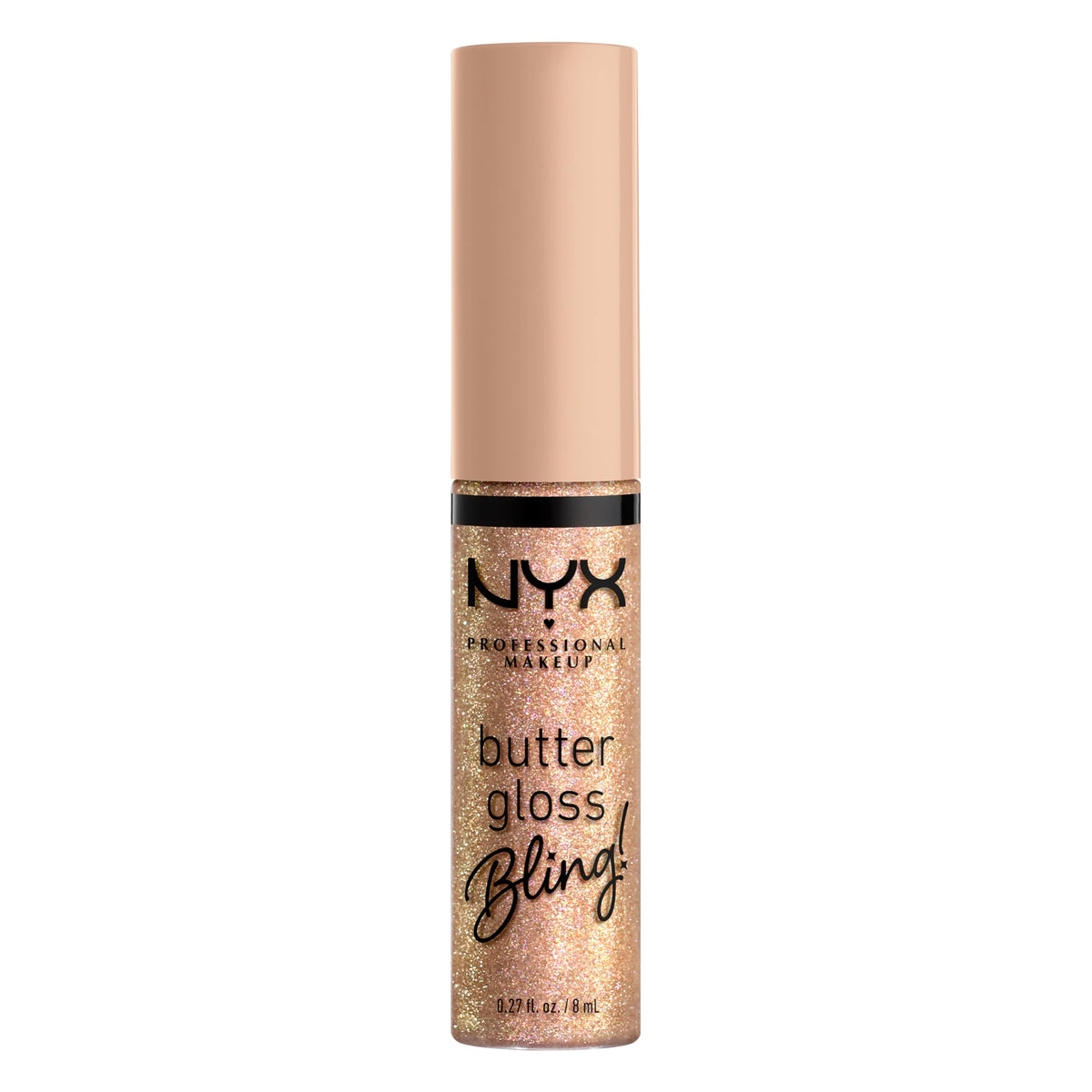 NYX PROFESSIONAL MAKEUP Butter Gloss, Non-Sticky Lip Gloss - Sugar Glass ,Clear