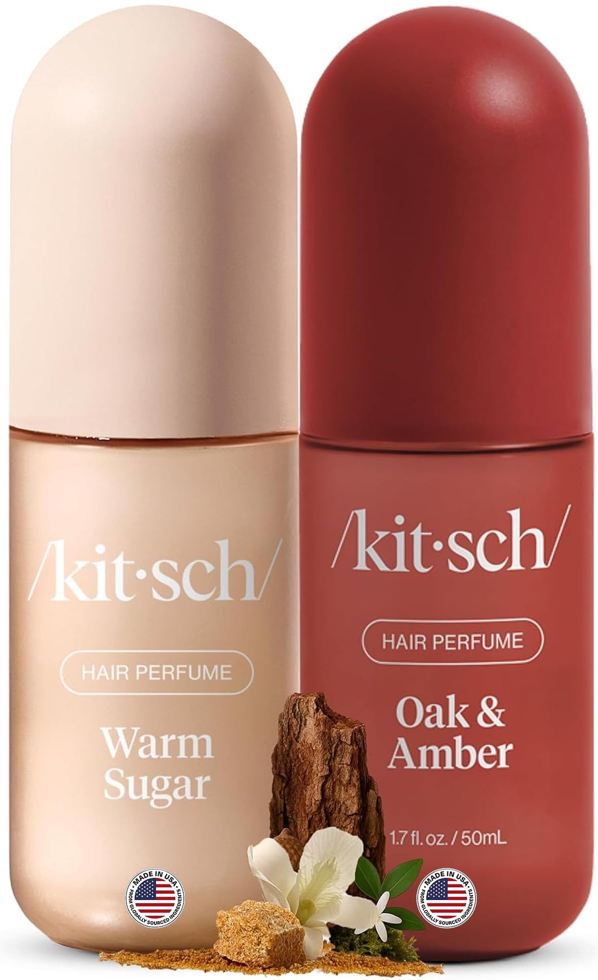 Kitsch Hair Perfume for Women – Hair Spray & Body Mist – Amber Shores, 50mL