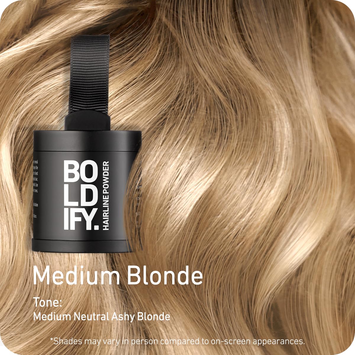 Boldify Hairline Powder, Root Touch Up Hair Color Dark Brown 4g